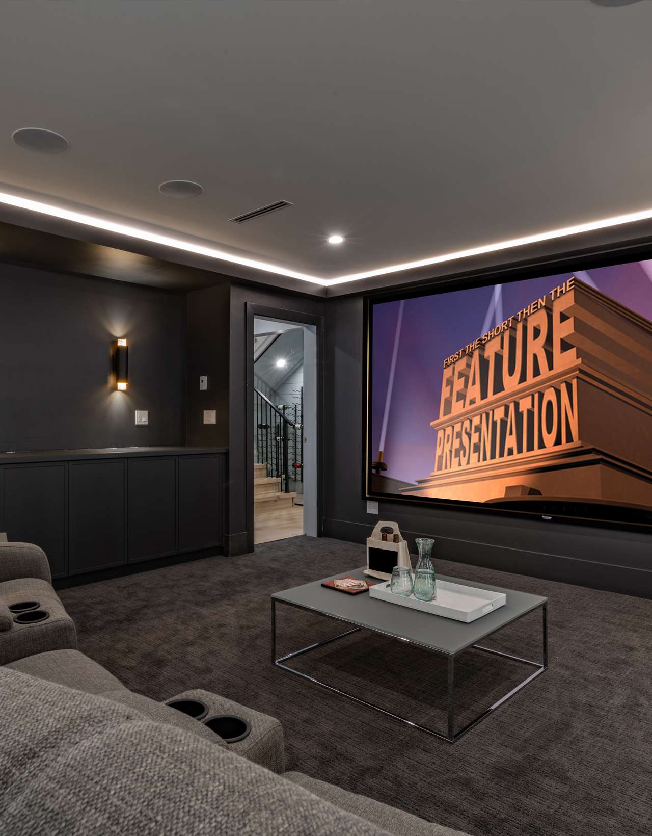 Cinema TV room home improvements